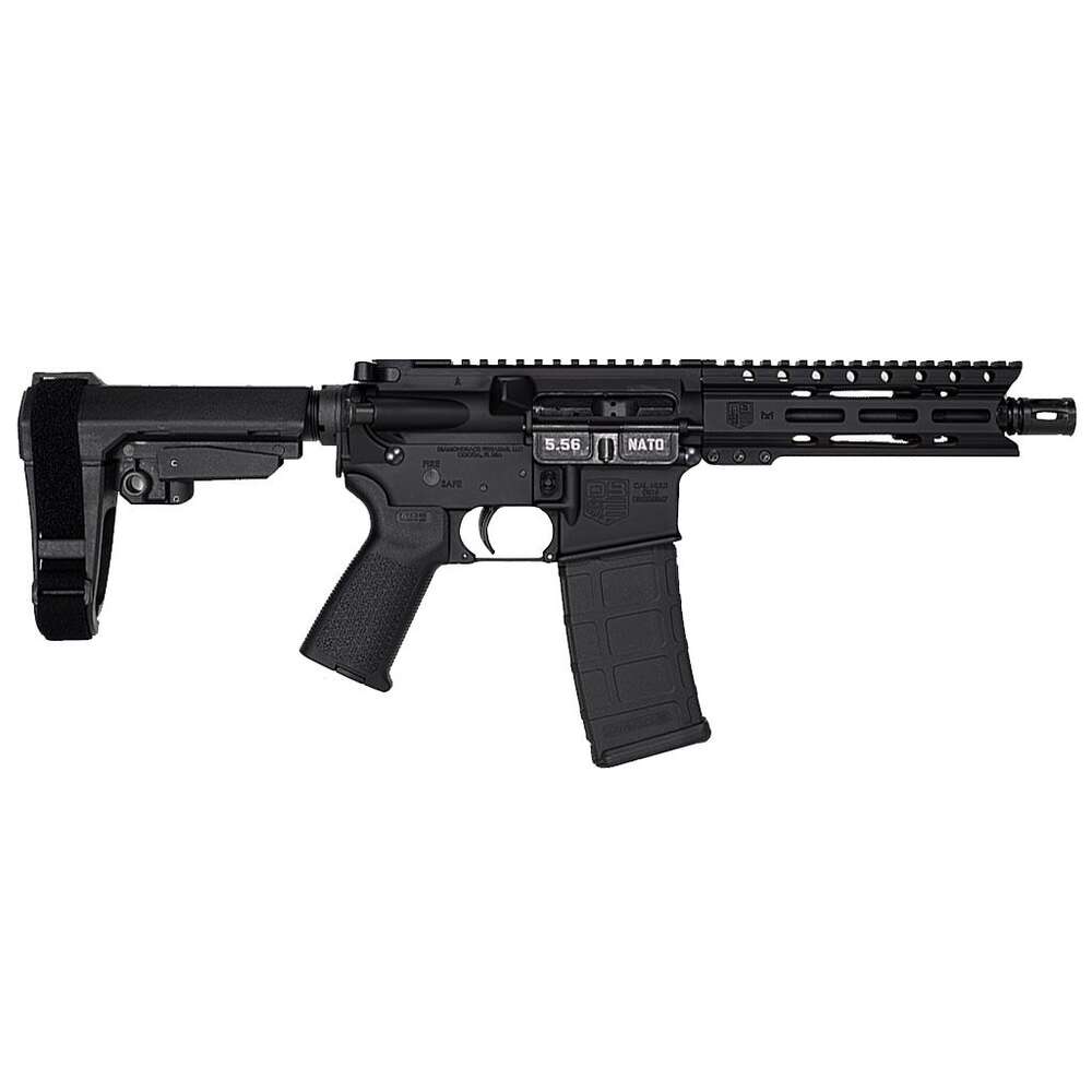 Handguns Diamondback Firearms Carbon DB15 Pistol 223Rem|5.56NATO DB-15 PIST 5.56MM BLK 7" SBA3 • SBA3 BRACE • Model: Carbon DB15 Pistol